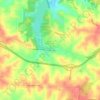 Mappa topografica Apache Flats, altitudine, rilievo