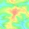 Mappa topografica Agea, altitudine, rilievo