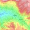 Mappa topografica Londorf, altitudine, rilievo