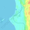 Mappa topografica Jurien Bay, altitudine, rilievo