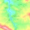 Mappa topografica El Membrillo, altitudine, rilievo