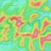 Mappa topografica Wengelsbach, altitudine, rilievo