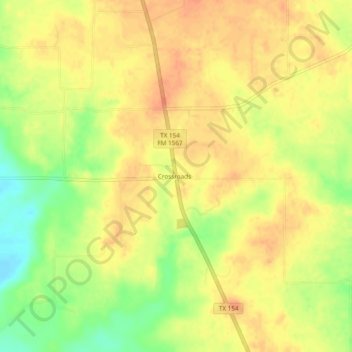 Mappa topografica Seymore, altitudine, rilievo
