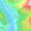 Mappa topografica Le Bathéou, altitudine, rilievo