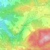 Mappa topografica Wernesgrün, altitudine, rilievo