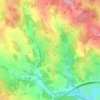 Mappa topografica Trauges, altitudine, rilievo