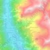 Mappa topografica Cialfrezzo Inferiore, altitudine, rilievo