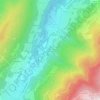 Mappa topografica Hameau du Buisson, altitudine, rilievo