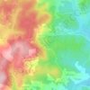 Mappa topografica Le Malaret, altitudine, rilievo