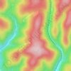 Mappa topografica Runzelberg, altitudine, rilievo