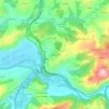 Mappa topografica Villar (Perera), altitudine, rilievo