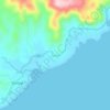 Mappa topografica Poctoy, altitudine, rilievo