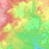 Mappa topografica Egelfingen, altitudine, rilievo