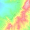 Mappa topografica Kızılcakışla, altitudine, rilievo