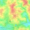 Mappa topografica La Haute Houssaie, altitudine, rilievo
