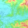 Mappa topografica Αρχαία Ολυμπία, altitudine, rilievo