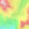 Mappa topografica Passo di Gavia, altitudine, rilievo