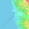 Mappa topografica Umag, altitudine, rilievo
