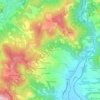 Mappa topografica Campo, altitudine, rilievo