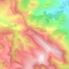 Mappa topografica Roquecezière, altitudine, rilievo