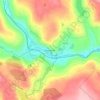 Mappa topografica West Hawley, altitudine, rilievo