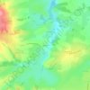Mappa topografica Le Soult, altitudine, rilievo