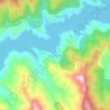 Mappa topografica Mangaon, altitudine, rilievo