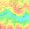 Mappa topografica Avennes, altitudine, rilievo