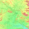 Mappa topografica Sambalpur, altitudine, rilievo