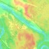Mappa topografica Халезево, altitudine, rilievo