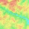 Mappa topografica La Bénetière, altitudine, rilievo