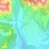 Mappa topografica Dudhia, altitudine, rilievo