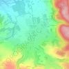 Mappa topografica Les Cours, altitudine, rilievo