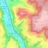 Mappa topografica Cauchoiserie, altitudine, rilievo