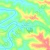 Mappa topografica Barra Funda, altitudine, rilievo