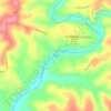 Mappa topografica Althea, altitudine, rilievo