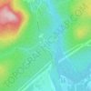 Mappa topografica Côte-du-Lac, altitudine, rilievo