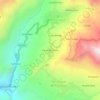 Mappa topografica Vía de Palambla, altitudine, rilievo