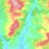 Mappa topografica Tourne Midi, altitudine, rilievo