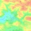 Mappa topografica La Hubaudière, altitudine, rilievo