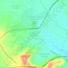 Mappa topografica San Bernabé Temoxtitla, altitudine, rilievo