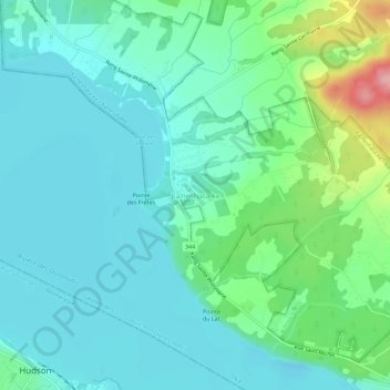 Mappa topografica Ka’neshatà:ke, altitudine, rilievo