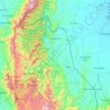 Mappa topografica Tibú, altitudine, rilievo