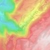 Mappa topografica L'Evalide, altitudine, rilievo