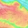 Mappa topografica Nellingen, altitudine, rilievo
