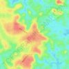 Mappa topografica Logbessou Pk.14, altitudine, rilievo