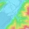 Mappa topografica Baitoni, altitudine, rilievo