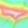 Mappa topografica Saser Kangri II, altitudine, rilievo