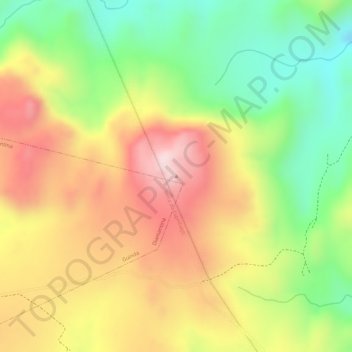 Mappa topografica Vaz, altitudine, rilievo
