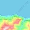 Mappa topografica Sant'Ambrogio, altitudine, rilievo